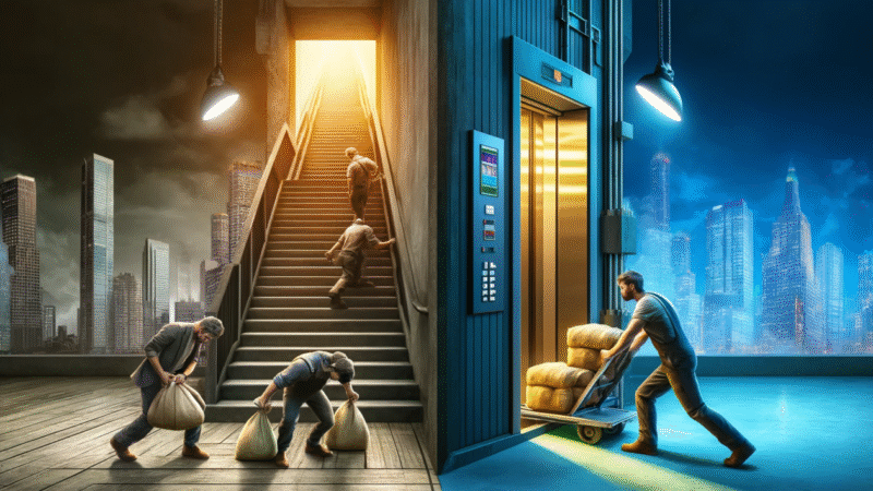 Esforço Inútil vs. Trabalho Eficiente