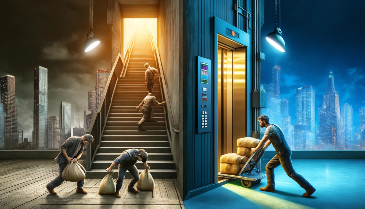 Esforço Inútil vs. Trabalho Eficiente